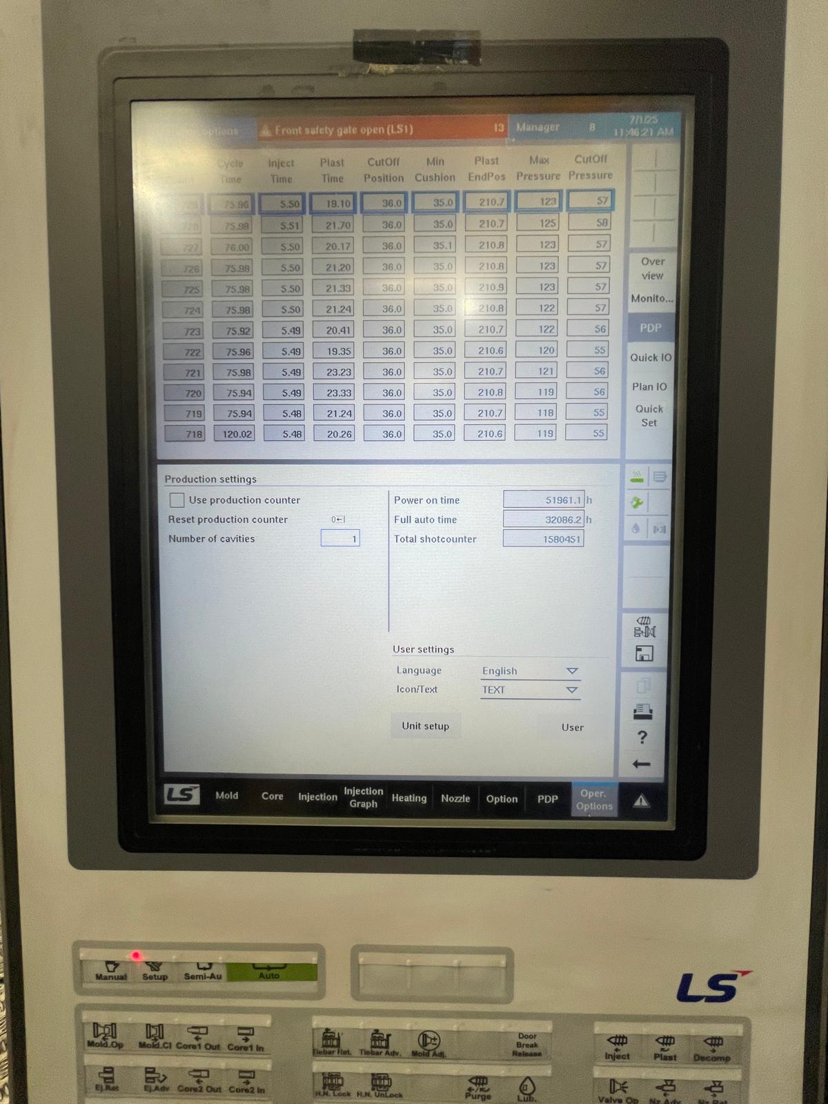 LS MTRON SERVOMOTOR 2300 TON – MODEL: THE ONE 2300, 10,000G, YEAR: 2019.