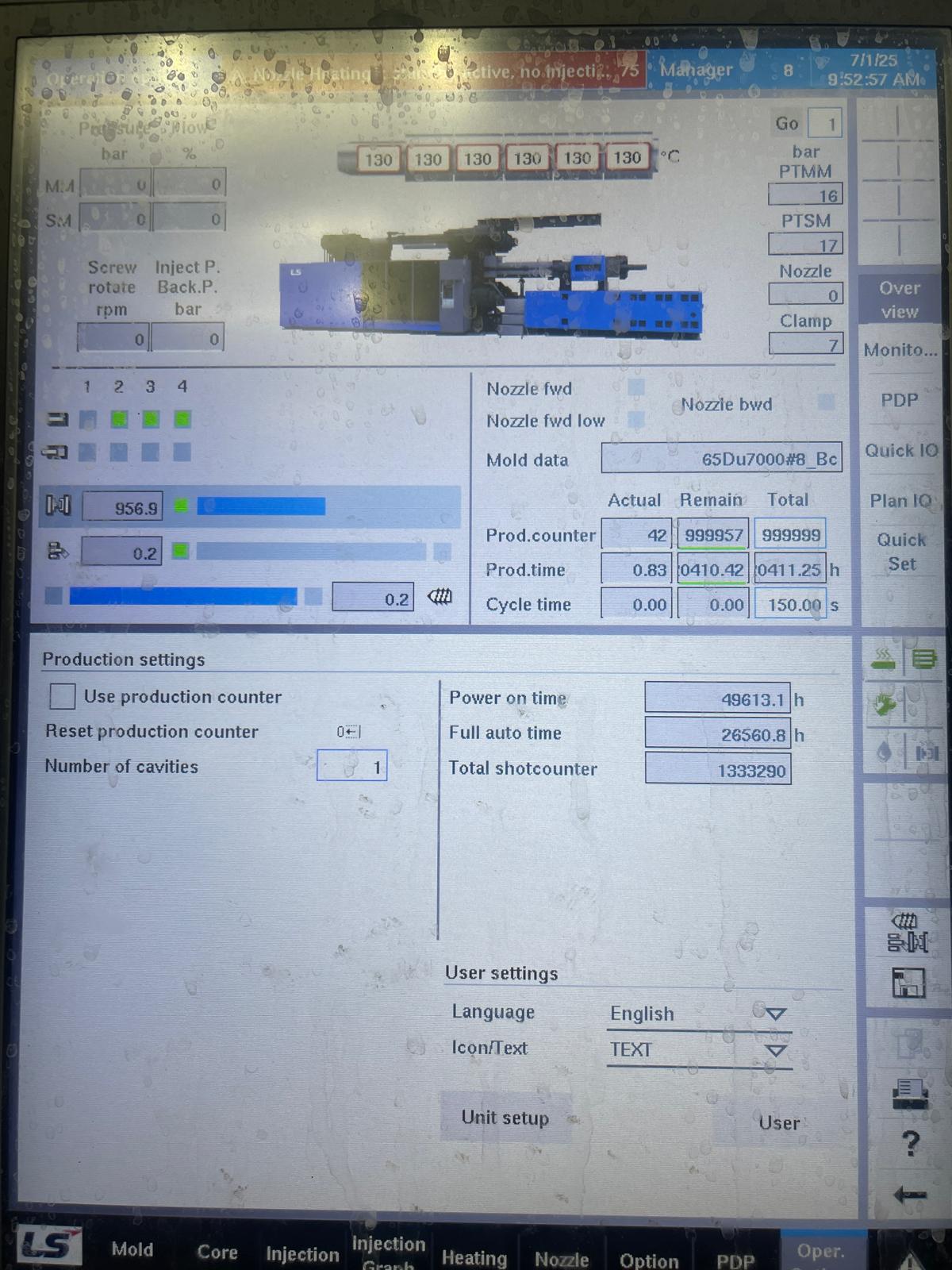 LS MTRON SERVOMOTOR 2300 TON – MODEL: THE ONE 2300, 10,000G, YEAR: 2019. 